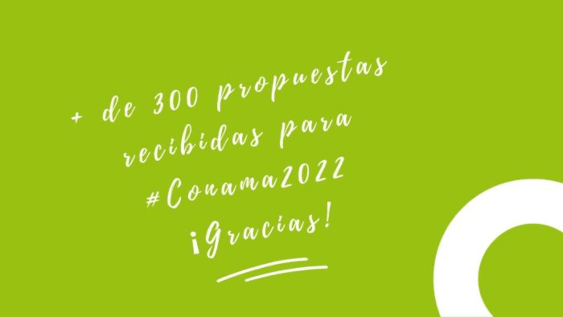 Más de 300 propuestas recibidas para Conama 2022